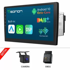 STVAQ03SEUSEUM1 EONON Cam Obd Dash Double Din Car Stereo Auto