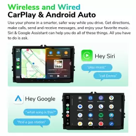 STVWA12USEUM2 EONON Head Unit Android Auto Car Gps Stereo Vw #3