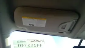 268-11643L Driver Left Sun Visor Sunroof Sentra