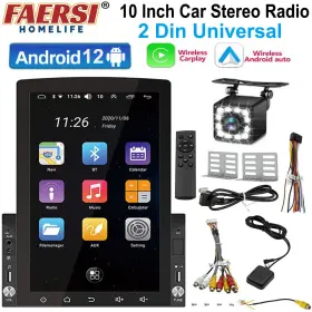 20163-84424 FAERSI Car Stereo Radio Bluetooth Vertical Fm Gps