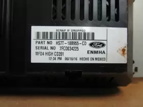 HS7T18B955CD FORD Radio Display Screen Monitor Dash Fusion #3