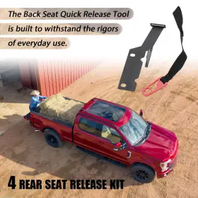 2810547 FUSCH Rear Seat Latch Release Strap Kit F-150 F-250 #2