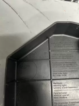 930-612-161-00 GENUINE PORSCHE Fuse Box Cover 911 #3