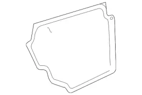 13387030 GM Passenger Rear Door Water Deflector