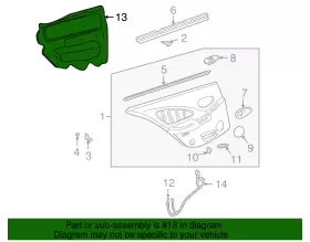 15212776 GM Deflector Rear Wat #2