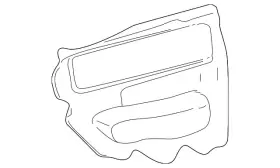15212776 GM Deflector Rear Wat