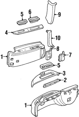 15991954 GM Armrest C1500
