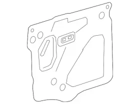 23468174 GM Driver Front Door Water Deflector