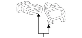 84013439 GM Fig Passenger Panel Outer Air Outlet Bezel