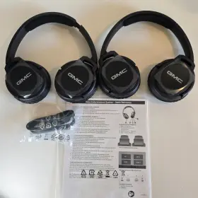 KT001 GMC Foster Bluetooth Wireless Headphones Dvd Rear
