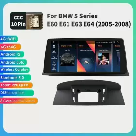 6SBMCCCKXFB50411 HIZPO Radio Gps Android Car Stereo E60 525I #2