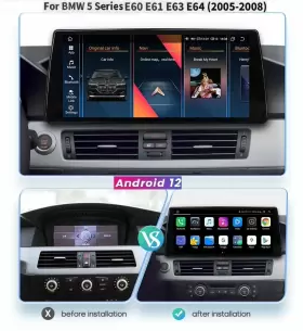 6SBMCCCKXFB50411 HIZPO Radio Gps Android Car Stereo E60 525I