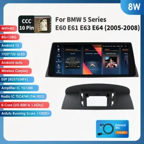 8SBMWE60CCC0911A2 HIZPO Android Car Gps Stereo Radio Carplay