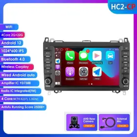 HC1BENZB2008001CP0907A1 HIZPO Benz Gps Carplay Car Stereo Rds