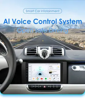 KXSMFT922S HIZPO Car Gps Stereo Benz Smart Fortwo Carplay Dsp