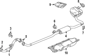 18310-3D0-A01 HONDA Diffuser