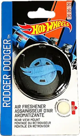 840005328101 HOT WHEELS Rear View Mirror Car Air Freshener