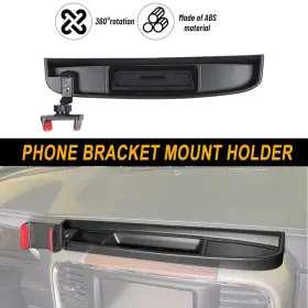 CCA2025102803 HTHE Console Phone Bracket Mount Holder Storage