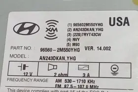 965602M550YHG HYUNDAI Navigation Radio Receiver Genesis #3