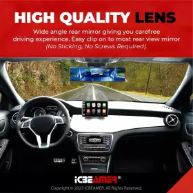 240MM-CBL-AMA-N1 ICBEAMER Rear View Mirror Car Tint Convex #3