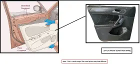 QX80 INFINITI Left Front Door Panel
