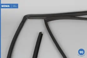 GNA2291AF JAGUAR Xjr Rear Left Driver Door Window Seal Set #2