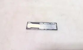 299.CH9217 JEEP/PLYMOUTH TRUCK Jk Center Dash Data Plate