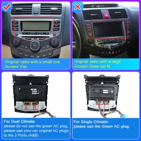 US.JM810.ACCORD047-1 JOYINCAR Car Stereo Radio Gps Navi Wifi #2