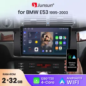 E5332GB JUNSUN Carplay Gps Navi Android Car Stereo Radio Dsp