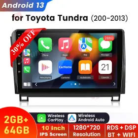 US.SXT812SC.TUNDRA813 JUNSUN Carplay Car Stereo Radio Gps Swc