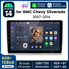 US.XT516.SLD714 JUNSUN Android Carplay Stereo Radio Gps Chevy