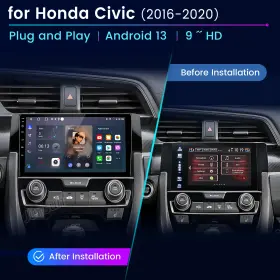US.XT596.CIVIC620 JUNSUN Car Stereo Radio Gps Apple Carplay