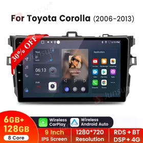 US.XT596.COROLLA613 JUNSUN Android Carplay Stereo Radio Gps