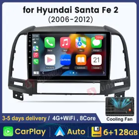 US.XT596.SANTA.FE062 JUNSUN Carplay Car Stereo Gps Navi Radio