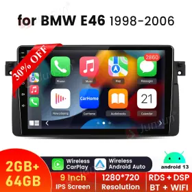 US.XT892C-F.E46 JUNSUN Android Carplay Car Stereo Radio Gps