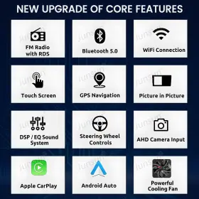 2013-2017 JUNSUN Carplay Car Stereo Radio Gps Navi Hyundai #3