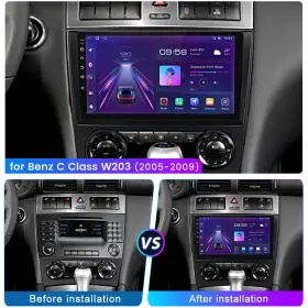US.XT891C.AY.BEZW203 KHH Benz Carplay Android Car Radio Bt