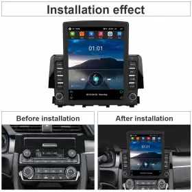 VM-48 KHH Android Car Radio Gps Wifi Carplay Navi Honda Civic #2