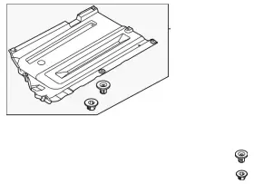 84227-L1000 KIA Floor Pan Splash Shield