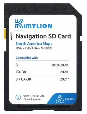 331816599169 KIMYLION Navigation Sd Card Canad Mazda