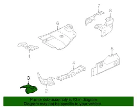 LR079478 LAND-ROVER Floor Pan Heat Shield #2