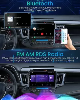 LT-TY-015-2 LASERTAIL Car Stereo Radio Carplay Android Auto #3