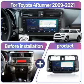 LT-TY-001-1-4 LASERTAILS Car Stereo Wireless Carplay Android