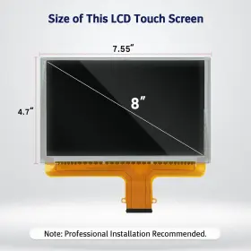B0DMNR3G5J LEMON SHARK Lcd Touchscreen Chev Digitizer Gmc