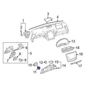 5553906090C0 LEXUS OE Panel Cover IS250