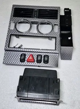 1706802836 MERCEDES Center Radio Plate Dash Bezel Vents