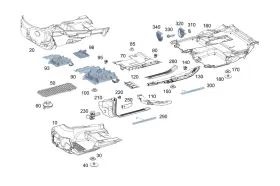 167-680-42-01 MERCEDES Cover Substructure