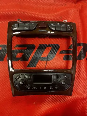 2038217079 MERCEDES Climate Radio Bezel Panel Cover Wood C240