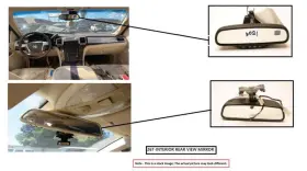 CLS550 MERCEDES Rear View Mirror Interior Wrnty