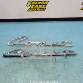 225.FD3N60 MERCURY Script Emblems Comet